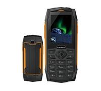 téléphone gsm noir avec profils orange avec écran couleur 2,4