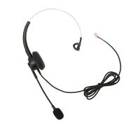 Telephone Headset - Single Ear USB Wired Black