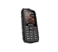 Hammer H Rock LTE Téléphone Portable Incassable Débloqué, 3000mAh, 64 Go, Écran IPS 2,4", Grandes Touches, Bouton SOS, Lampe Torche, Radio FM, Bluetooth, USB-C, Double SIM, IP68/MIL-STD-810H, Noir