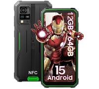 Blackview BV4800 SE Smartphone Incassable Android 15 6.56,5100mAh,12Go+64Go/2To,16MP+8MP, Dual SIM NFC Face ID - Vert Vert G