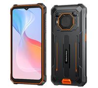 Téléphone Incassable Blackview BV6200 Pro, Batterie 13000mAh, 8Go+128Go (Éxtension 1To), 6.56 '' HD +, ArcSoft® 13MP+8MP, IP68 MIL-STD-810H Smartphone Débloqué Étanche Android 13 Dual SIM, Orange