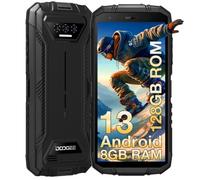 Telephone Incassable DOOGEE S41 Plus 8Go+128Go ROM,Android 13 Smartphone Incassable,6300mAh 5.5 pouces Dual SIM/NFC/GPS - Noir