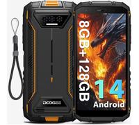 Telephone Incassable DOOGEE S41 Plus 8Go+128Go ROM,Android Smartphone Incassable,6300mAh 5.5 pouces Dual SIM/NFC/GPS - ORANGE