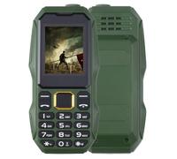 Téléphone Incassable Étanche Antichoc Antipoussière Batterie 5800mAh Écran 1.8 Pouces Vert YONIS