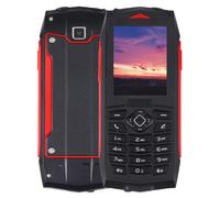 Téléphone Incassable Étanche Antichoc Écran 2.4 Pouces Batterie 2000mAh Dual SIM Rouge YONIS