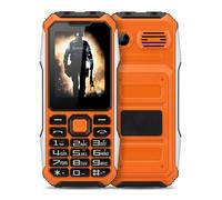 Téléphone Incassable Fm Bluethooth Double Sim 2.4 Pouces - Orange - Yonis