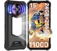 Téléphone Incassable OUKITEL WP53 Pro 24Go+256Go 6,52'' FHD+ 11000mAh Haut-parleur 128dB Smartphone Robuste Dural SIM/GPS Noir