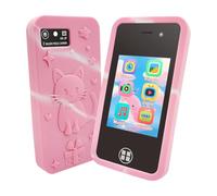 Téléphone Intelligent pour Filles,Cadeau de Noël et d'anniversaire pour Filles de 3 à 10 Ans,téléphone Portable avec écran Tactile de 3 Pouces,Jouet d'apprentissage pour Tout-Petits avec Double,16GB