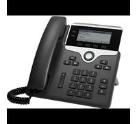 Téléphone IP Cisco 7811 1 ligne écran LED 3.28" 384x106 pixels codecs G.711a G.722 G.729A iLBC noir argent