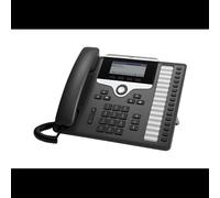 Téléphone IP Cisco 7861 16 lignes écran LCD 3.5" 396x162 pixels codecs G.711a G.722 G.729A iLBC noir argent