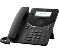 Téléphone IP Cisco DP-9841-K9 Noir Ecran LCD 4 lignes 3.5" Gigabit Ethernet PoE