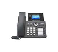 Grandstream GRP2604P Modèle essentiel à 3 lignes avec provisionnement sans contact, conférence à 5 et PoE - conçu pour un déploiement de masse et une