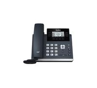 Yealink SIP-T42U Téléphone Filaire avec Alimentation IP Riche par Ethernet avec Technologie vocale Optima HD et écran Graphique LCD 2,7" avec rétroéclairage (192 x 64 Pixels) - Noir
