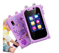 Téléphone Jouet Intelligent pour - Smartphone éducatif interactif, Double caméra | Fun pour Apprendre Le Jouet pour Filles et garçons, téléphone électronique pour avec