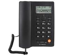 Téléphone, KX-T885 Téléphone Fixe Mains Libres à réduction de Bruit avec Affichage de l'identification de l'appelant pour Bureau/hôtel/Maison, etc. (Noir)