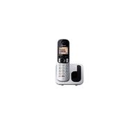 Téléphone KX-TGC250JTS Téléphone DECT Identification de l'appelant Noir, Argent
