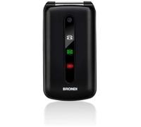 Téléphone mobile Brondi President - Double SIM - Clapet - Noir