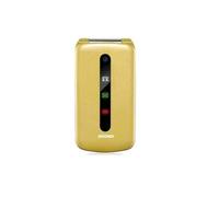 Téléphone mobile BRONDI PRESIDENT Gold - Clapet escamotable - GSM - 3 pouces - Jaune