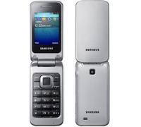 Téléphone mobile (clapet) - SAMSUNG - GT C3520 - Gris métallique - EDGE - Appels et SMS