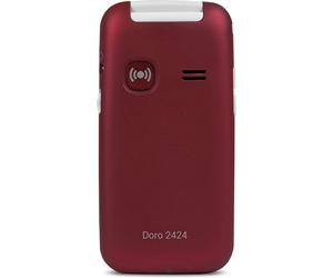Téléphone mobile Doro 2424 - Clapet - 6,1 cm (2.4") - 3 MP - Bluetooth - 800 mAh - Gris, Argent