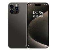 Téléphone Mobile Infantile I15 Pro Max Nouveau Modèle 2024 Android Bon Marché 16gb+1tb Mémoire Intérieure Couleur Noire Black