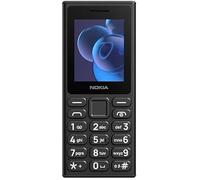 Nokia Téléphone portable 105 (2024) Écran 2 pouces Dual SIM Batterie 1000 mAh Noir