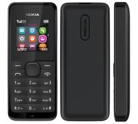 Téléphone mobile - NOKIA - 105 Dual Sim Noir - 1,4'' écran - Radio FM - Autonomie 35 jours