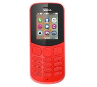 Téléphone mobile Nokia 130 (2017) - Barre - Double SIM - Rouge - Bluetooth - 1020 mAh