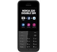 Téléphone mobile 220, Double SIM, Noir LS