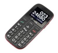 Téléphone mobile Olympia Bella - SIM unique - 4,5 cm - Bluetooth - 600 mAh - Noir