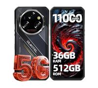 Téléphone mobile OUKITEL WP62, 36 Go (12+24) de RAM, 512 Go de ROM, Android 15, smartphone robuste, écran FHD+ de 6,6 pouces, 11000 mAh, 108 MP, 33 W, NFC Argent