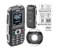 Téléphone Mobile Outdoor Double SIM étanche et Antichoc XT-400 [Simvalley Mobile]