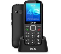 SPC Téléphone pour seniors Fortune 2 Max 4G, Écran 2,4" grandes touches, SOS, base de recharge, 7J