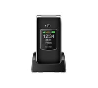 Beafon, Silverline SL605 LTE 4G Téléphone Portable Pliable pour Personnes âgées avec Bouton d'urgence, écran Couleur intérieur 2,4" (6,09 cm) / écran Couleur extérieur 1,44" (3,65 cm), IP54