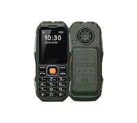 Téléphone Mobile Tout Terrain Double SIM 2.4 Pouces Téléphone Durci IP67 Noir