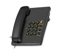 Téléphone mural classique filaire avec grand pavé numérique avec fonction de maintien des appels, fixation murale, téléphone filaire adapté aux personnes âgées