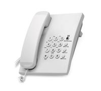 Téléphone mural classique filaire avec grand pavé numérique avec fonction de maintien des appels, téléphone montable adapté aux personnes âgées