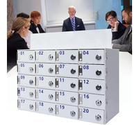 Téléphone mural en acrylique avec 80 emplacements - Solution de rangement efficace pour téléphone portable pour bureau, maison, magasin de détail et entreprises