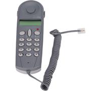 Téléphone Mural,Mini-téléphone Filaire Mural Antibruit,Téléphone Fixe Suspendu avec Recomposition du Dernier Numéro et Pavé de Numérotation pour Le Bureau à Domicile