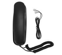 Téléphone Mural Mural de Style rétro de Style rétro avec qualité d'appel Transparent pour Les Bureaux des hôtels ABS MATÉRIAUX DURAGE Durable (Noir)