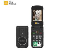 Téléphone neuf - AGM - AGM M8 Flip - Noir - Clapet (escamotable) - Téléphone mobile