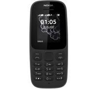 Téléphone Nokia 105 (2017) Noir - GSM - Jeux, Radio - Batterie 800 mAh