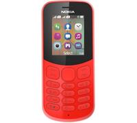 Téléphone Nokia 130 Double SIM Rouge - Barre - 4,57 cm (1.8"") - Bluetooth - 1020 mAh