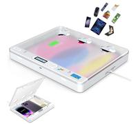 Téléphone/Pad boîte de verrouillage avec minuterie, Dayear Timed Locker Box prison de téléphone pour Pad/iPad/Tablette pour aider les enfants/adultes à se concentrer davantage(Cristal)