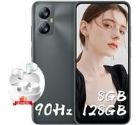 Téléphone portable 4G A52 Pro 6,517 8Go+128Go 5180mAh 13MP Android 13 Noir avec Montre Connectée Blackview R30(Gris)