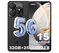 Telephone Portable 5G 32+256GB 6.75"" 5280mAh Ainuevo Neo S25 Pro Smartphone Android 15 64MP Smartphone Pas Cher Dural SIM/NFC Noir