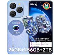 Téléphone Portable 5G Blackview Shark 9 NFC (8+16)Go RAM 256Go ROM Android 14 6.67"" 50MP 5000mAh Dual SIM - Bleu