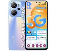 Téléphone Portable 5G Oscal Tiger 13 6.67" (8+16)Go RAM 256Go/SD 1To Caméra 50MP 5000mAh Android 14 NFC Dual SIM GPS - Bleu