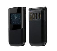 Téléphone Portable à Clapet 4G Double SIM Batterie 4800mAh SOS Noir YONIS