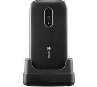Doro - 6820 - Téléphone 4G à Clapet Débloqué pour Seniors - Touches Numériques Parlantes - Caméra - Touche d'Assistance - Socle Chargeur